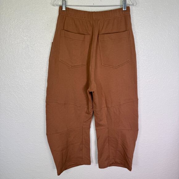 Roucha Penn Sweatpants Womens size A Wide Barrel Leg Fleece Drawstring Pant NEW - Picture 2 of 14